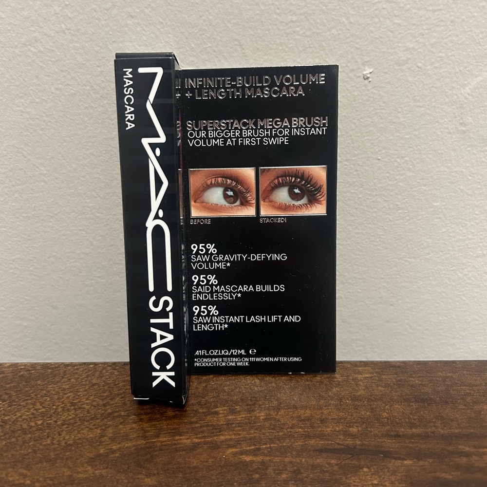 New! MAC Stack Mascara- Mega Brush Full Size